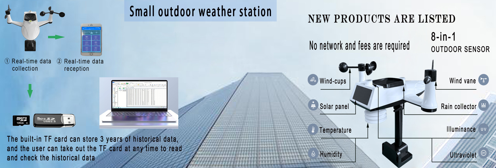 qualité Station météo sans fil usine